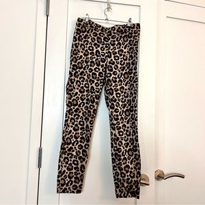 H&M Cheetah Print Skinny Pants - Size 4